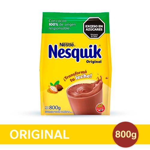 Nesquik® Original Cacao En Polvo X 800gr