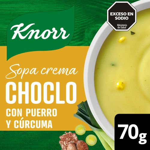 Sopa Knorr Choclo Con Puerro Y Cúrcuma 70 Gr