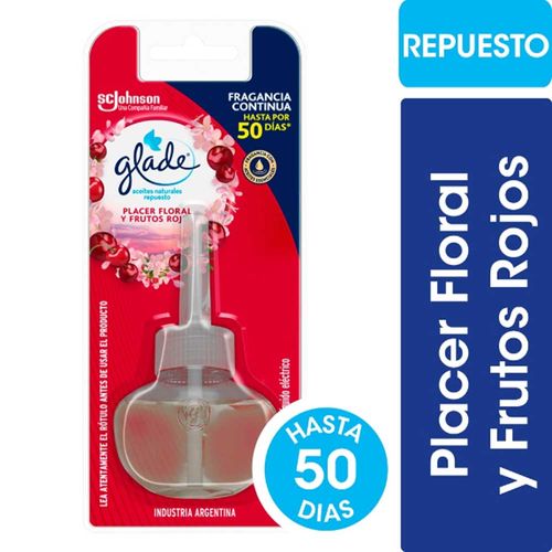 Aceite Glade Placer Floral Y Frutos Rojos Rep 21ml