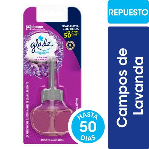 Aceite Aromatizante Glade Campos De Lavanda Rep 21ml