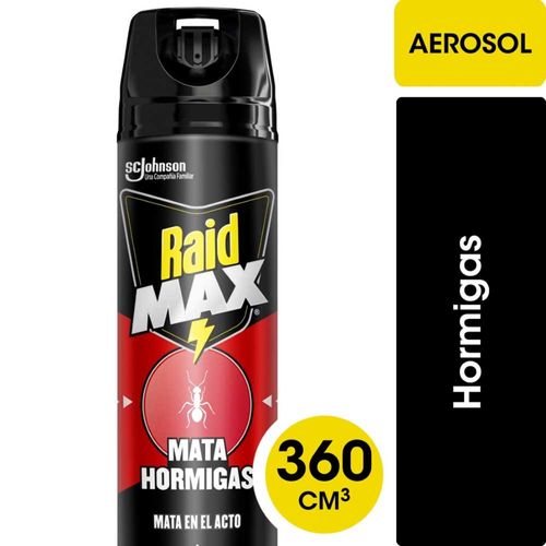 Insecticida Raid Max Mata Hormigas 360ml