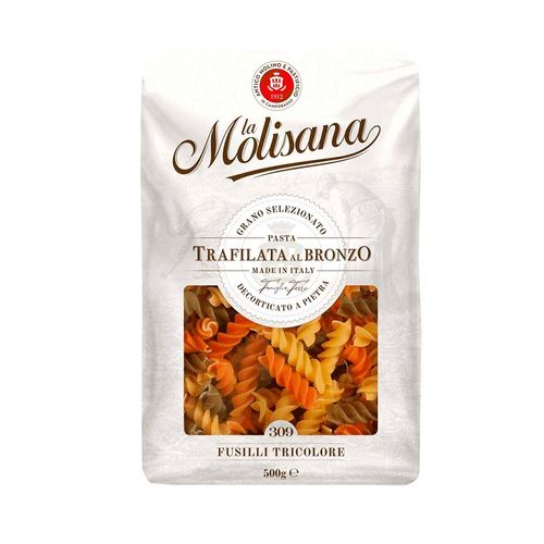 Fideos La Molisana Fusilli Tricolore 500 G