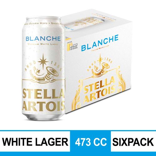 Cerveza Stella Artois Blanche 473 Ml X 6 Un