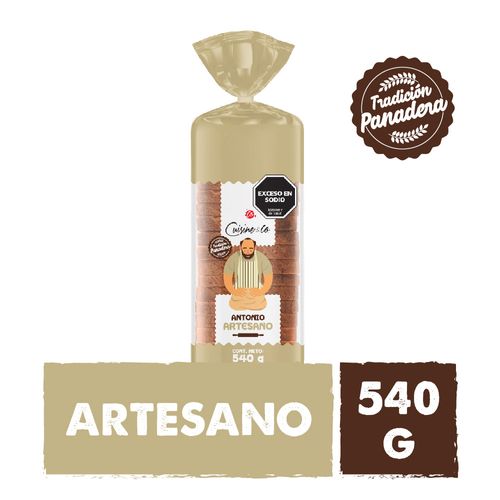 Pan Lacteado Antonio Artesano C&co 540gr