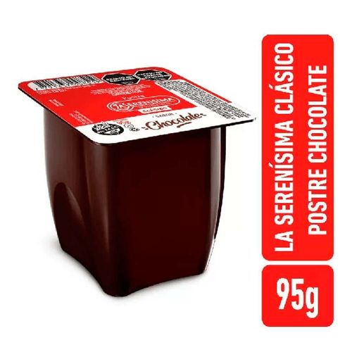 Postre Chocolate La Serenísima Clásico 95 Gr