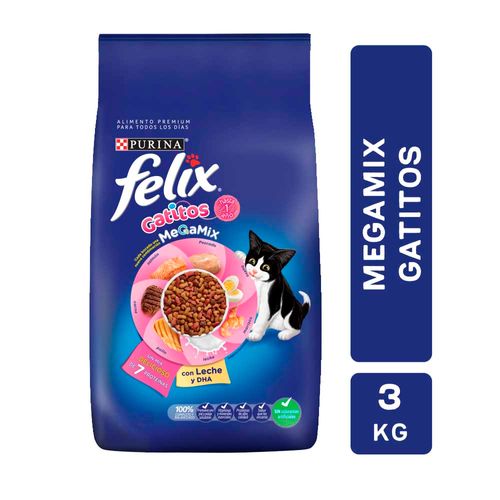 Alimento Felix Para Gatitos Megamix 3kg