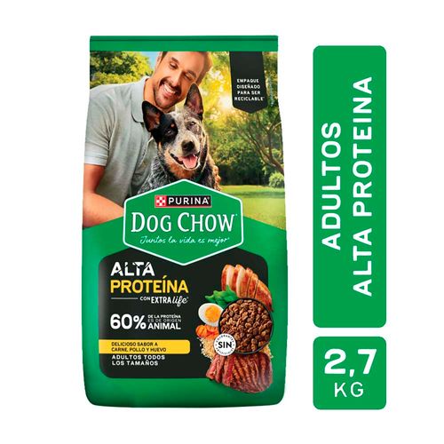 Alimento Dogchow Alta Proteina X2,7kg