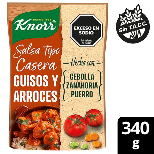 Salsa Knorr Guisos Y Arroces 340 G