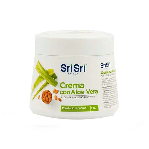 Crema Con Aloe Y Aceite Almendras Sri Sri