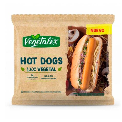 Hot Dogs Vegetalex 100vegetal X225g