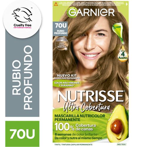 Kit De Coloracion Nutrisse Tono 70u - Rubio Profundo