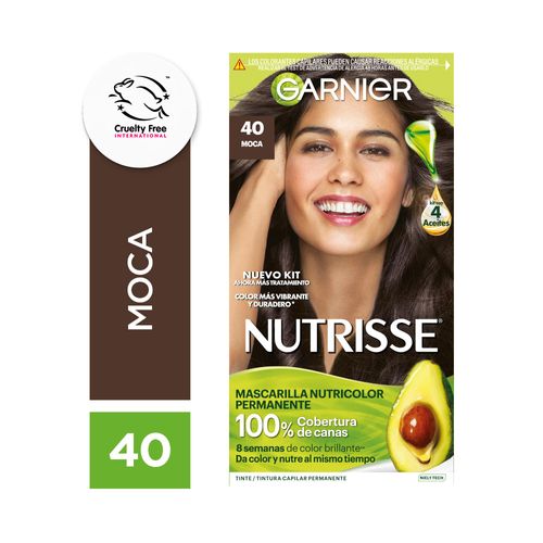 Kit De Coloracion Nutrisse Tono 40 - Moca