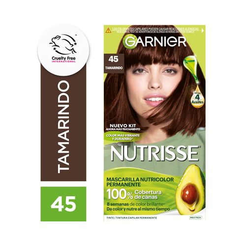 Kit De Coloracion Nutrisse Tono 45 - Tamarindo