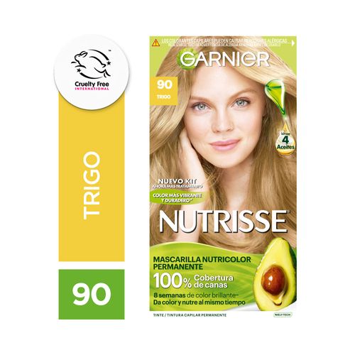 Kit De Coloracion Nutrisse Tono 90 - Trigo