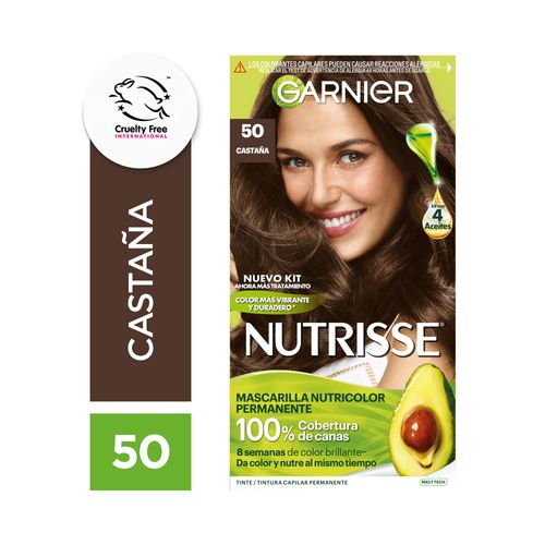 Kit De Coloracion Nutrisse Tono 50 - Castaña