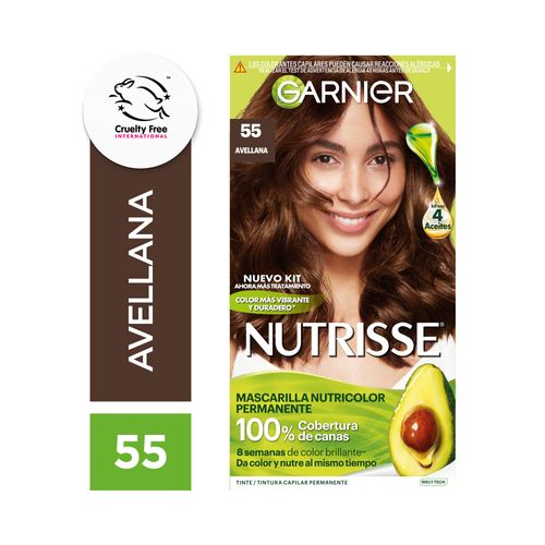 Kit De Coloracion Nutrisse Tono 55 - Avellana