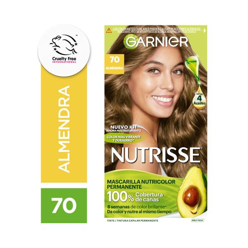 Kit De Coloracion Nutrisse Tono 70 - Almendra