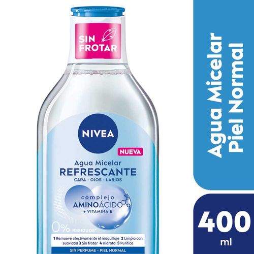 Agua Micelar 5en1 Nivea Micellair 400 Ml