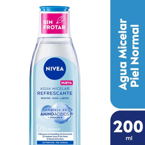 Agua Micelar Nivea 5 En 1 Refrescante 200 Ml