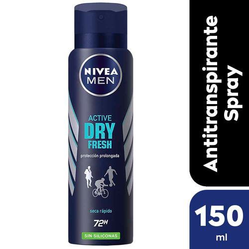 Desodorante Nivea Men Dry Fresh Sin Siliconas 150 Ml