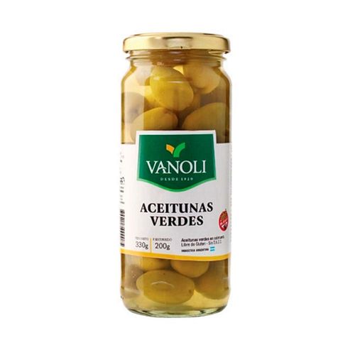 Aceitunas  Vanoli Verdes Fco 250 Gr