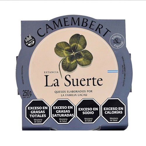 Queso Camembert La Suerte Edicion Especial X 250