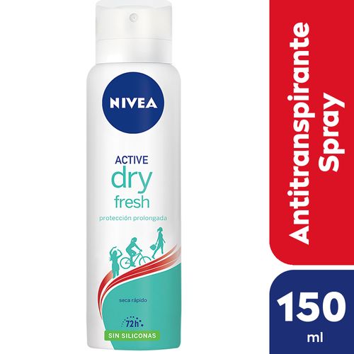 Desodorante Femenino Nivea Dry Fresh Sin Siliconas 150 Ml