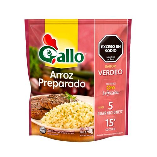 Arroz Preparado Gallo Verdeo Selec X 240 Gr Gallo