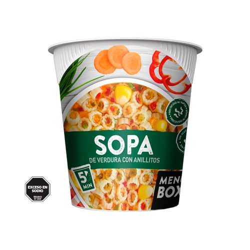 Sopa Menu Box Vegetales Anill X45g