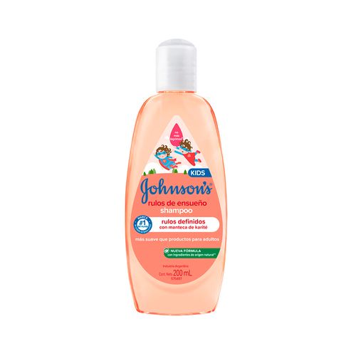 Shampoo Johnson Baby Rulos De Ensueño 200 Ml