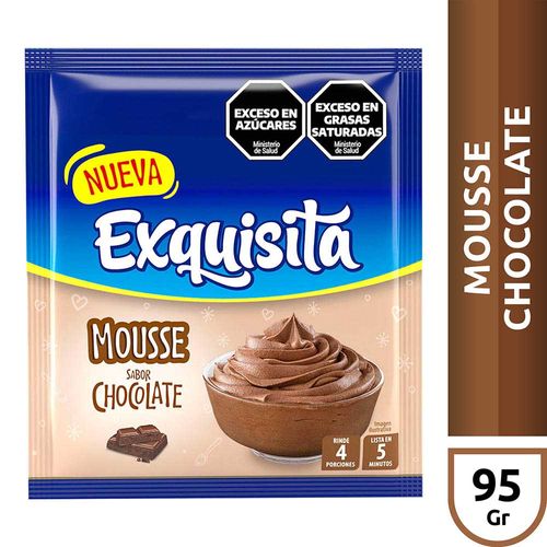 Mousse De Chocolate Exquisita X 95g