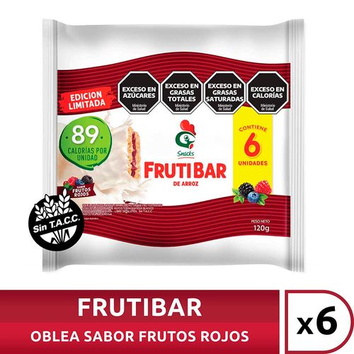 Snacks Gallo Frutibar X 6 U