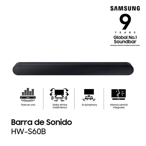 Barra De Sonido Hw-s60b/zb Samsung 200w