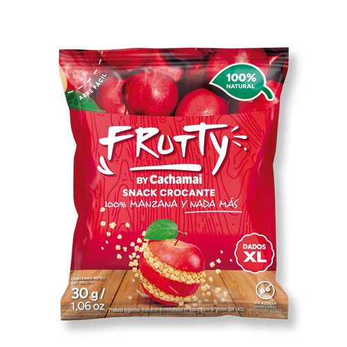 Snack Manzana Roja Frutty 30 Gr