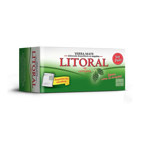 Mate Cocido Sin Sobre Sin Tacc Litoral 75 Gr