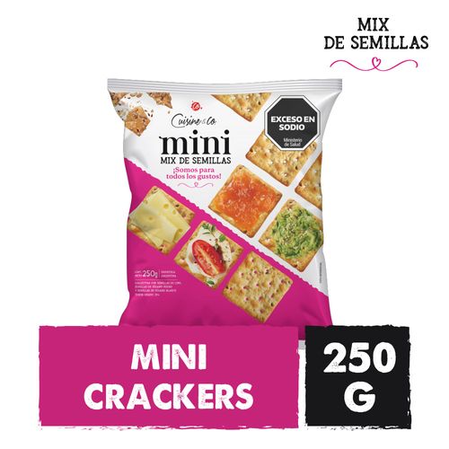 Crackers Mini Mix De Semillas Cuisine & Co X 250 Gr