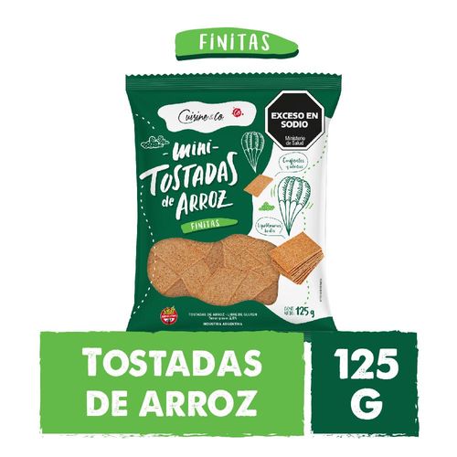 Tostaditas De Arroz Finitas Cuisine & Co X 125 Gr