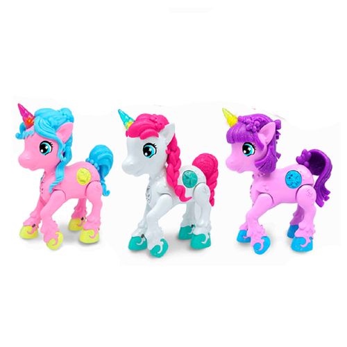 Unicornio Little Unicorn Luz Y Sonido 3 Surtid