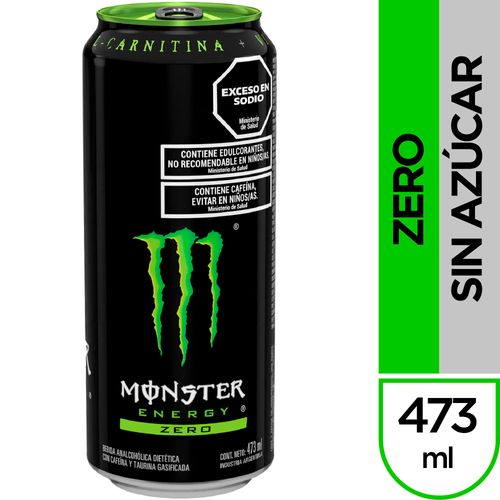 Energizante Monster Energy Green Zero 473 Cc