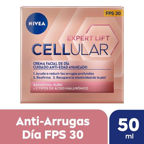 Crema Antiedad Nivea De Día Lift Expert Con Bakuchiol 50 Ml