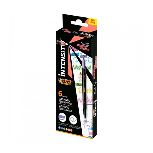 Resaltador Dual Tip X6 Bic