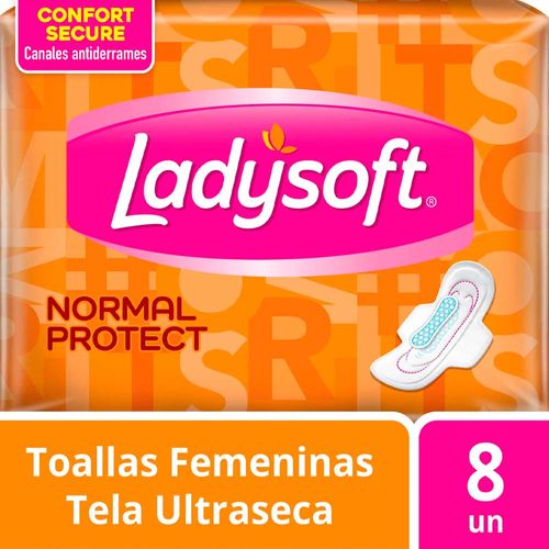 Toallas Femeninas Ladysoft  Mas Proteccion 8 X 1 U