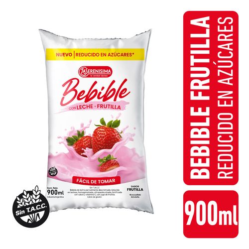 Bebida Lactea Frut La Serenisima Sachet 900ml