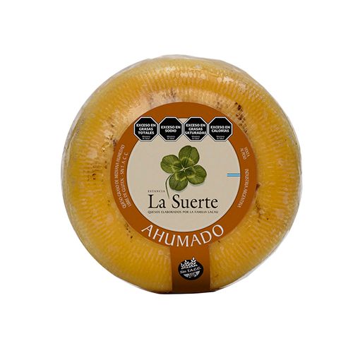 Queso La Suerte Ahumado  Paquete 1 Kg