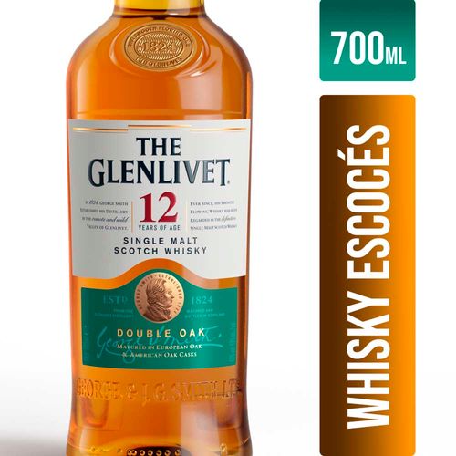 Whisky The Glenlivet 12yo 700cc