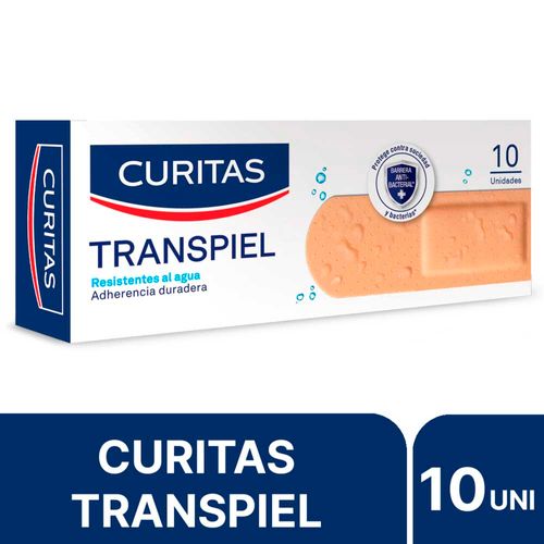 Apósitos Adhesivos Curitas Tela Transpiel 1 X 10 U