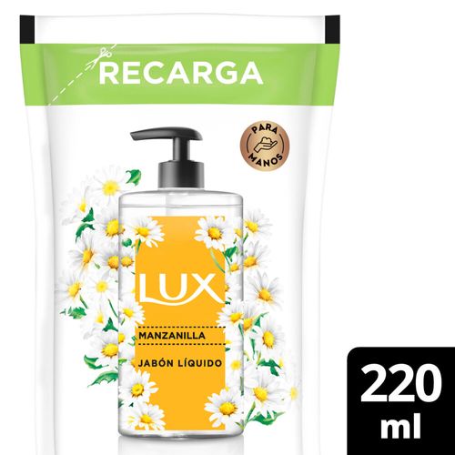 Jabon Liquido Lux Glicerina Manzanilla 220 Ml