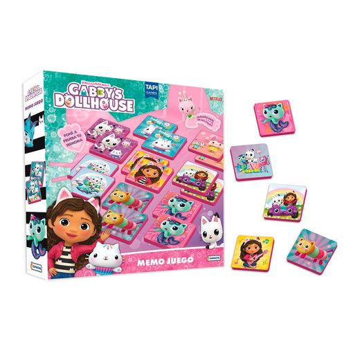 Memo Juego Gabby Dollhouse Tapimovil