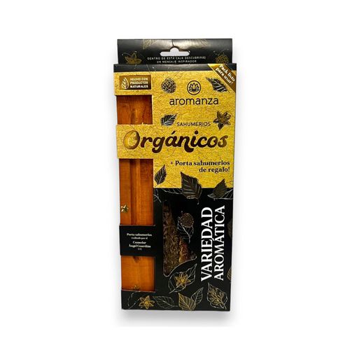 Pack Sahumerio Orgánicos  Porta X8 Aromanza