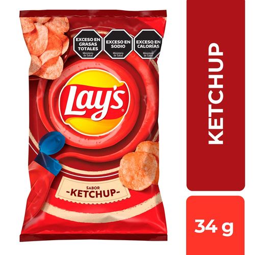 Papas Fritas Lays Ketchup X34g